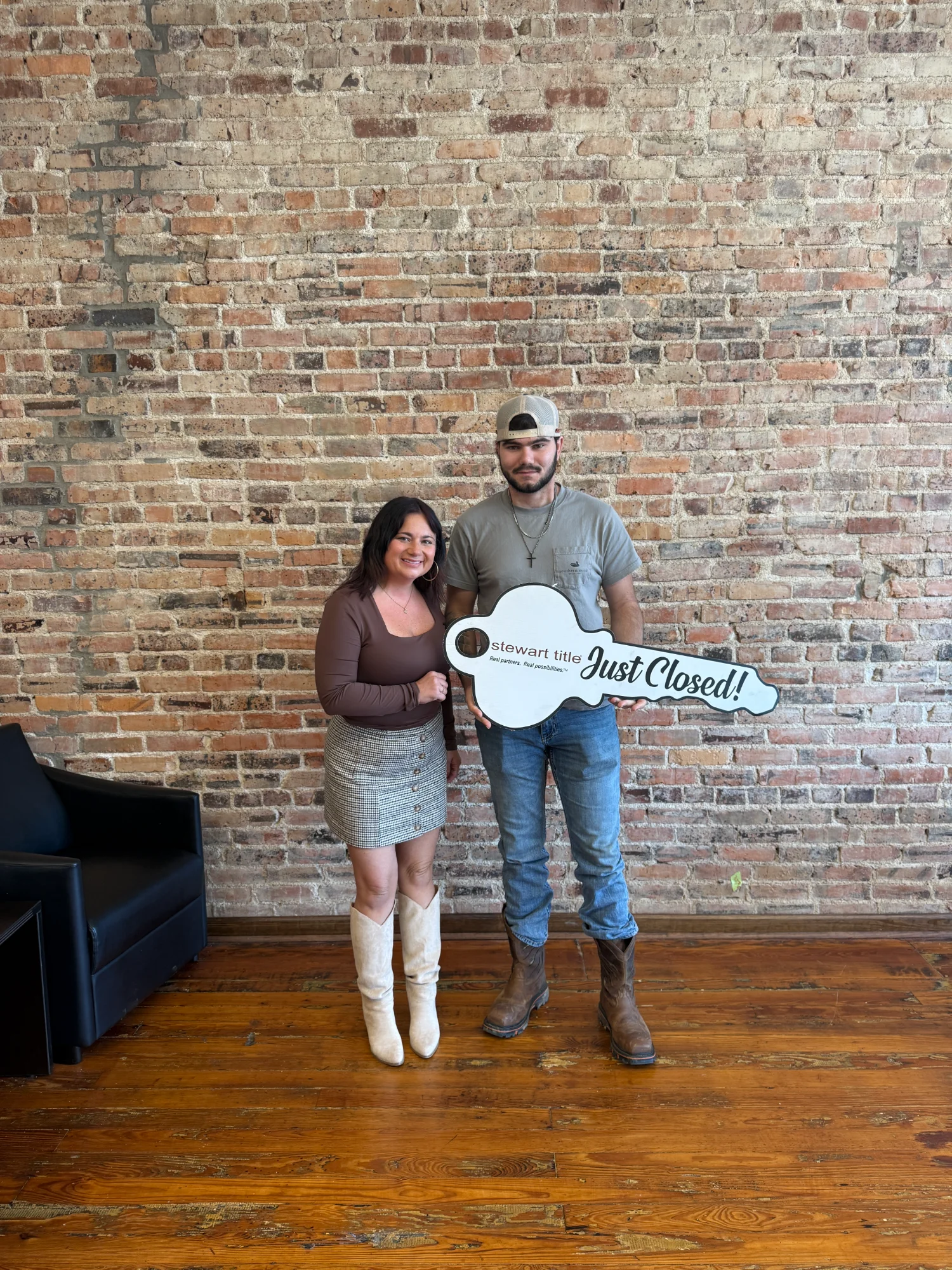 Couple at closing